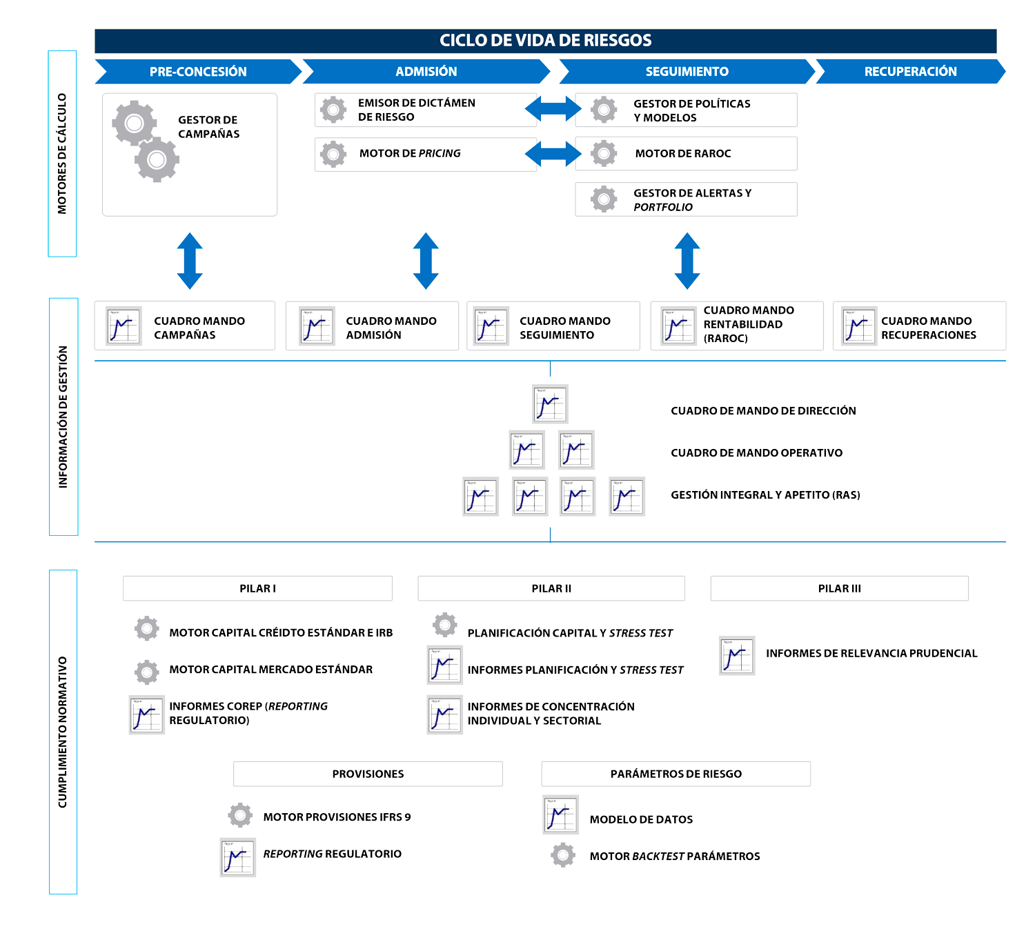 Ciclo de vida de riesgos MIR