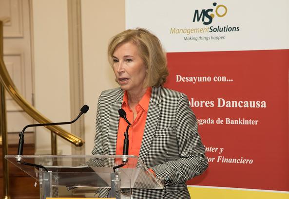 Management Solutions sponsors an ICADE Business Club breakfast-discussion with Ms. María Dolores Dancausa