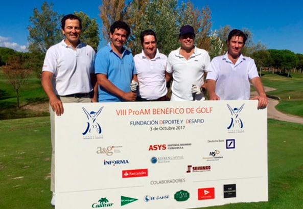 Management Solutions sponsors the Sports and Challenge Charity Golf Tournament